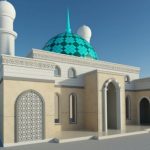 Kubah Masjid Enamel di Sumatera Utara