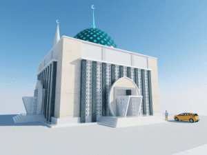 Kubah Masjid Enamel di Kepulauan Riau
