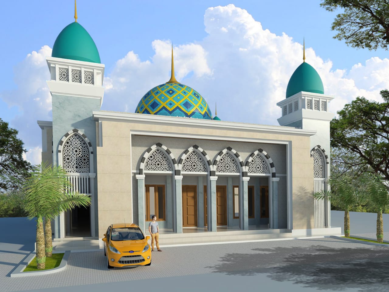 rancangan anggaran biaya rab kubah masjid
